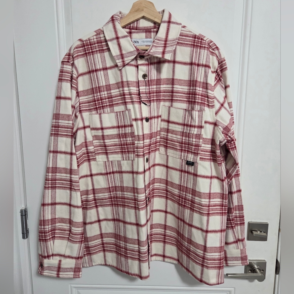 Zara Dnwr. Collection Men's Checked Flannel Shirt - Size XL